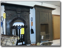 large stock of victorian cast iron antique fireplaces birmingham west midlands